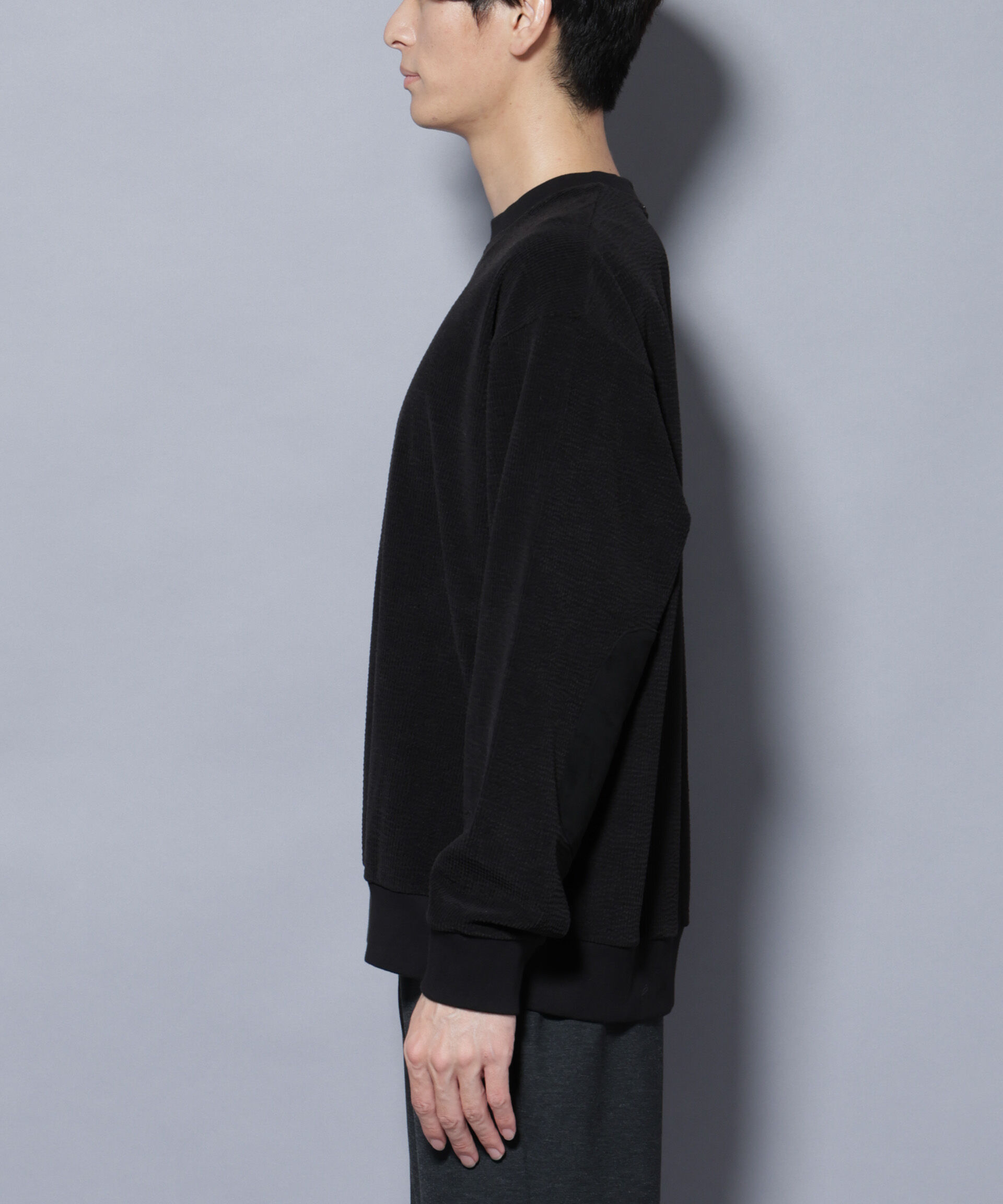 nano･universe「モールJQDコーデュロイクルーネックプルオーバー」|Tシャツ・カットソー|