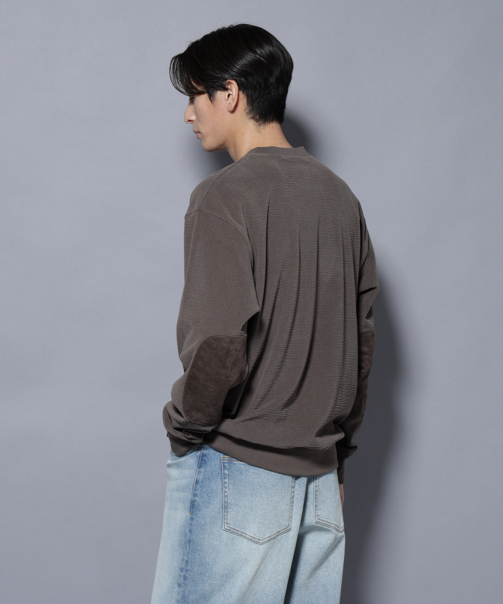 nano･universe「モールJQDコーデュロイクルーネックプルオーバー」|Tシャツ・カットソー|