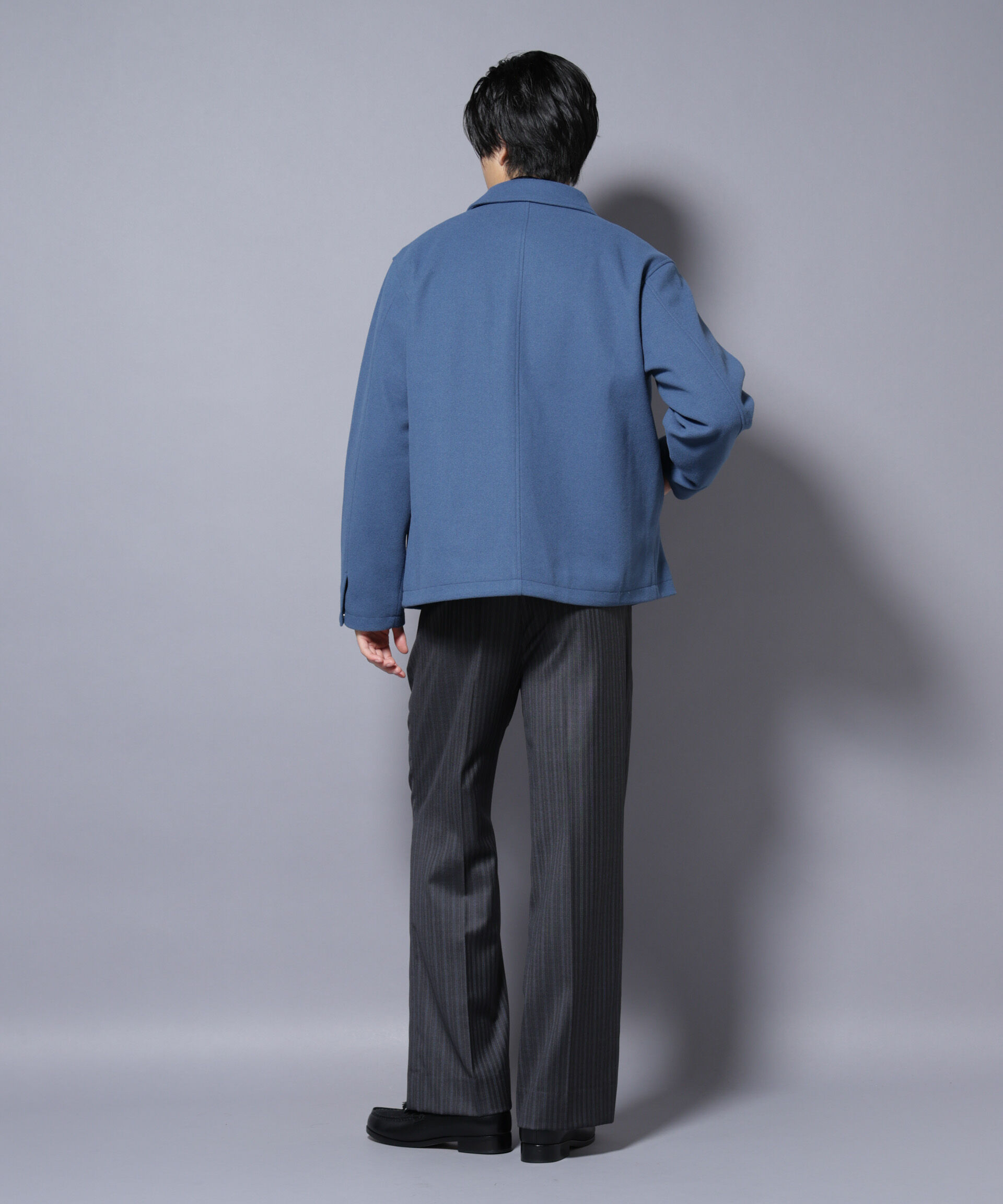 nano･universe「テックメルトンショートブルゾン」|ブルゾン・スタジャン|