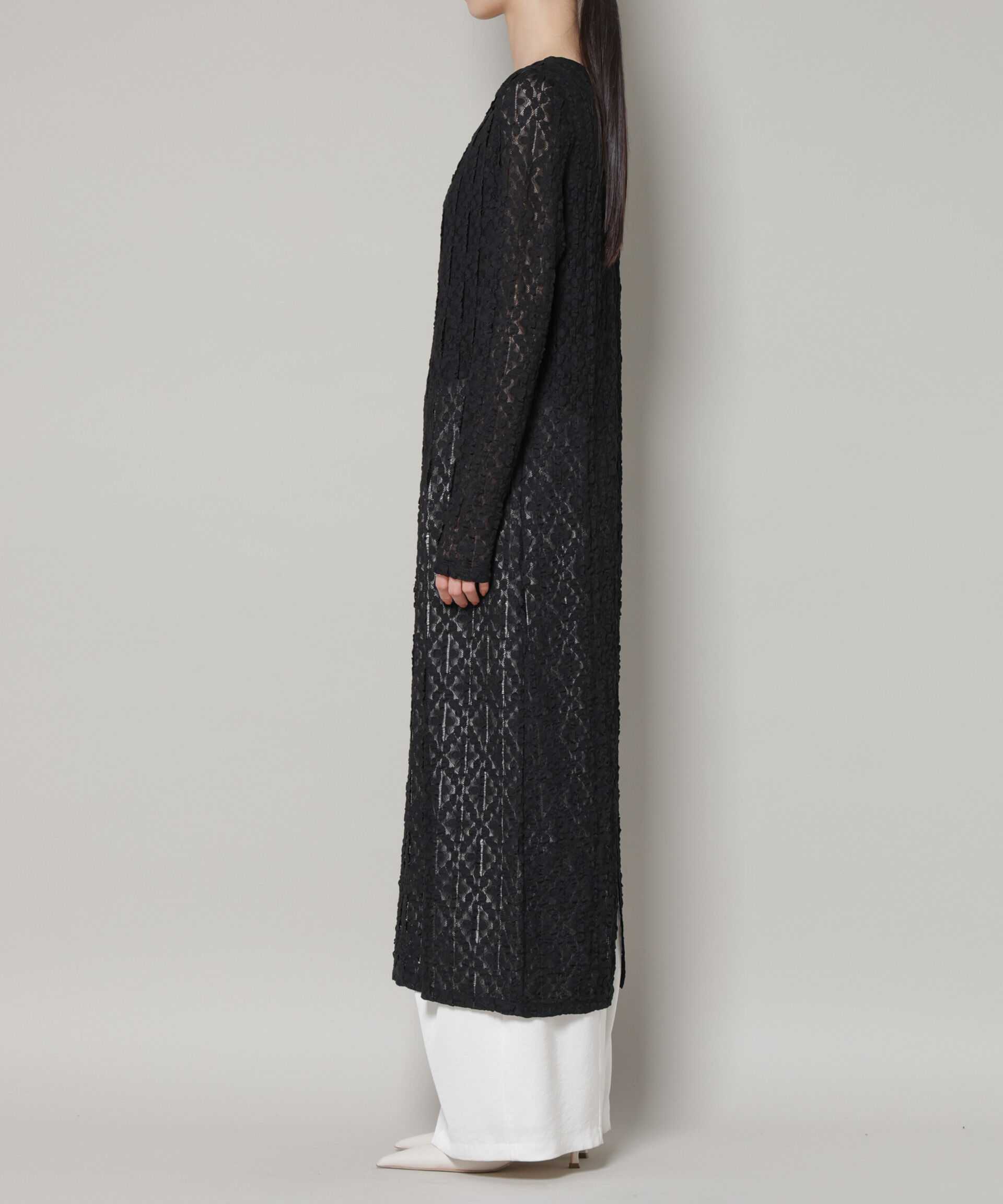 nano･universe「カットレースマキシワンピース」|ワンピース|