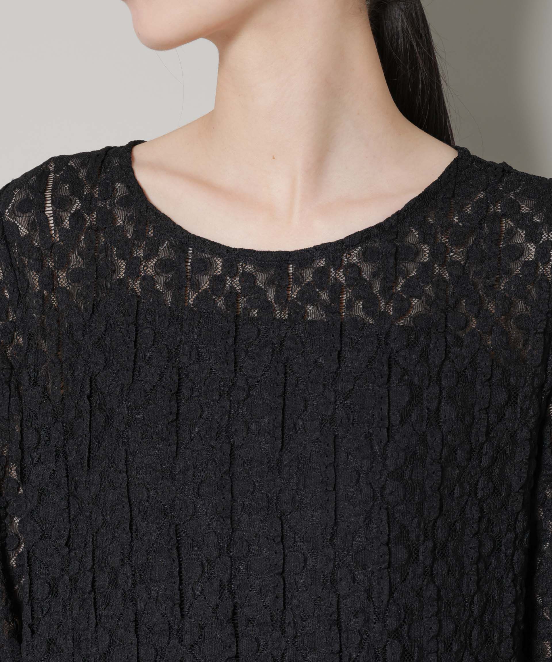 nano･universe「カットレースマキシワンピース」|ワンピース|