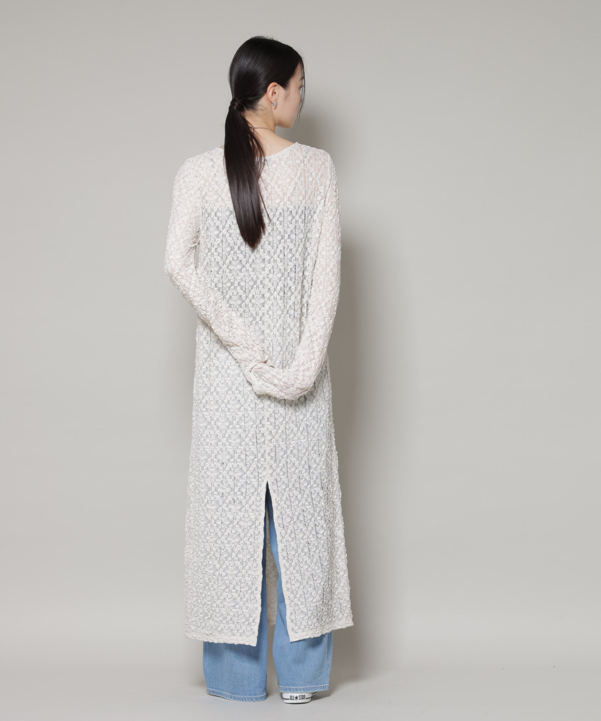 nano･universe「カットレースマキシワンピース」|ワンピース|