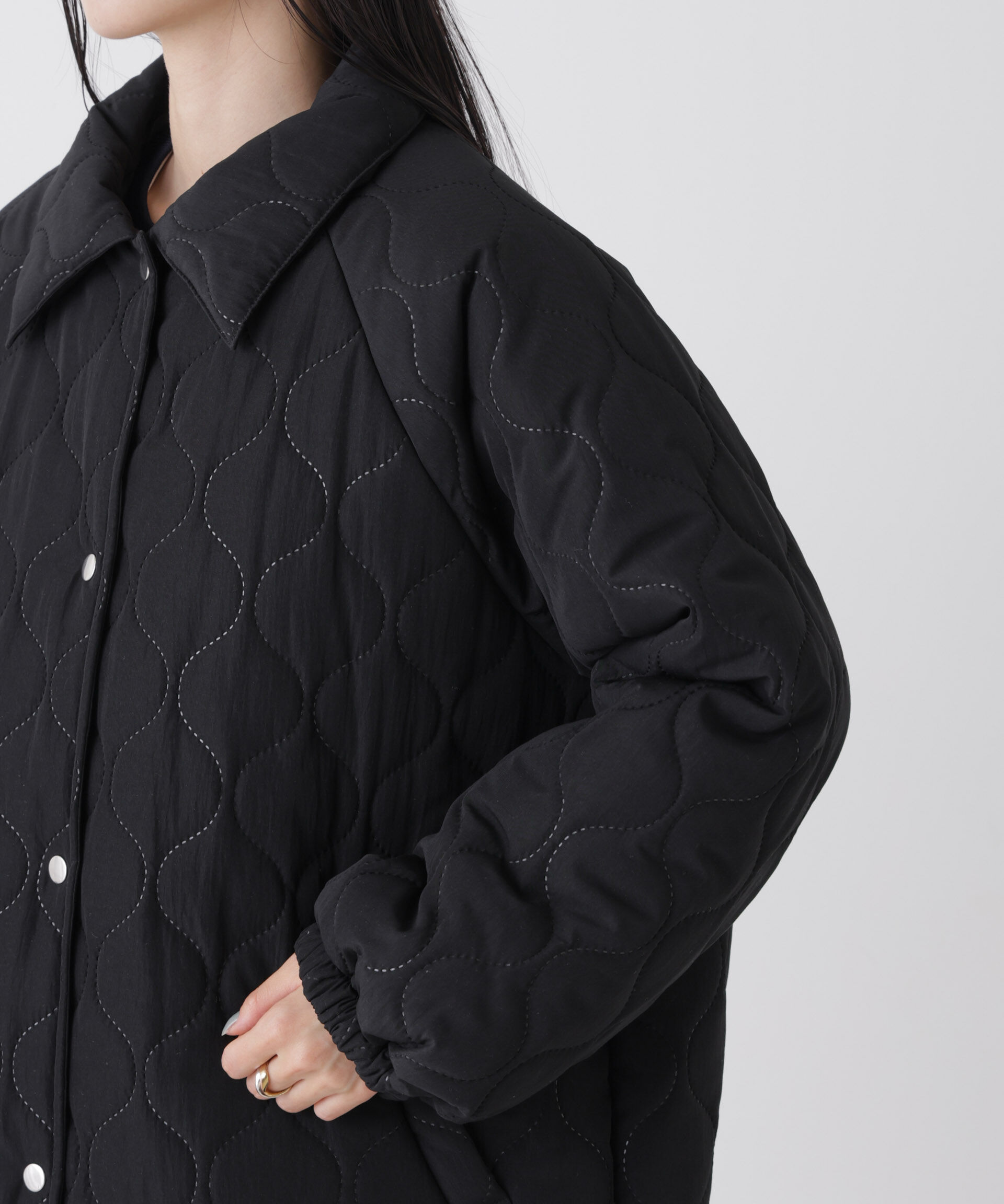 nano･universe「ひょうたんキルトラグランミドルコート」|その他|