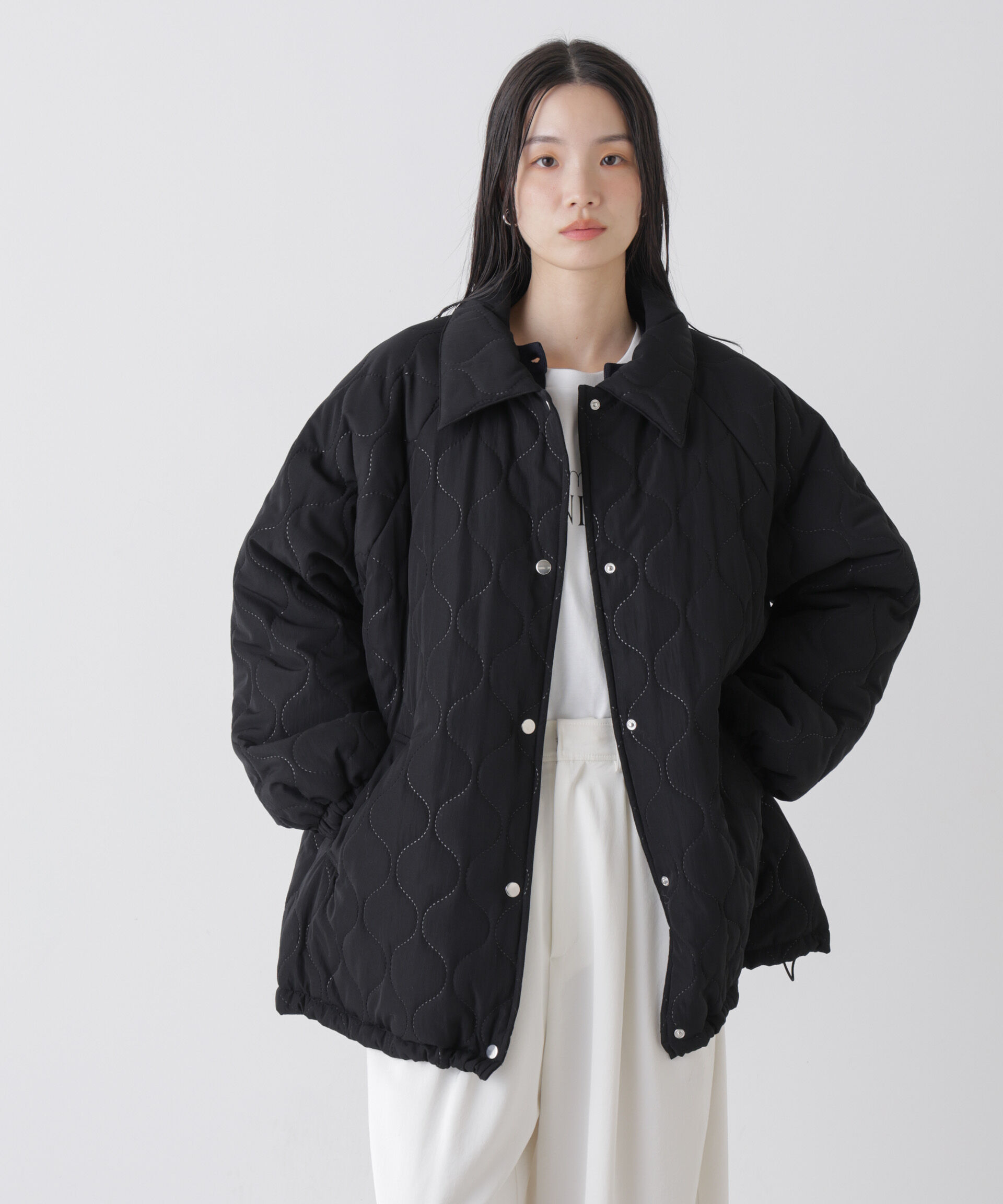 nano･universe「ひょうたんキルトラグランミドルコート」|その他|