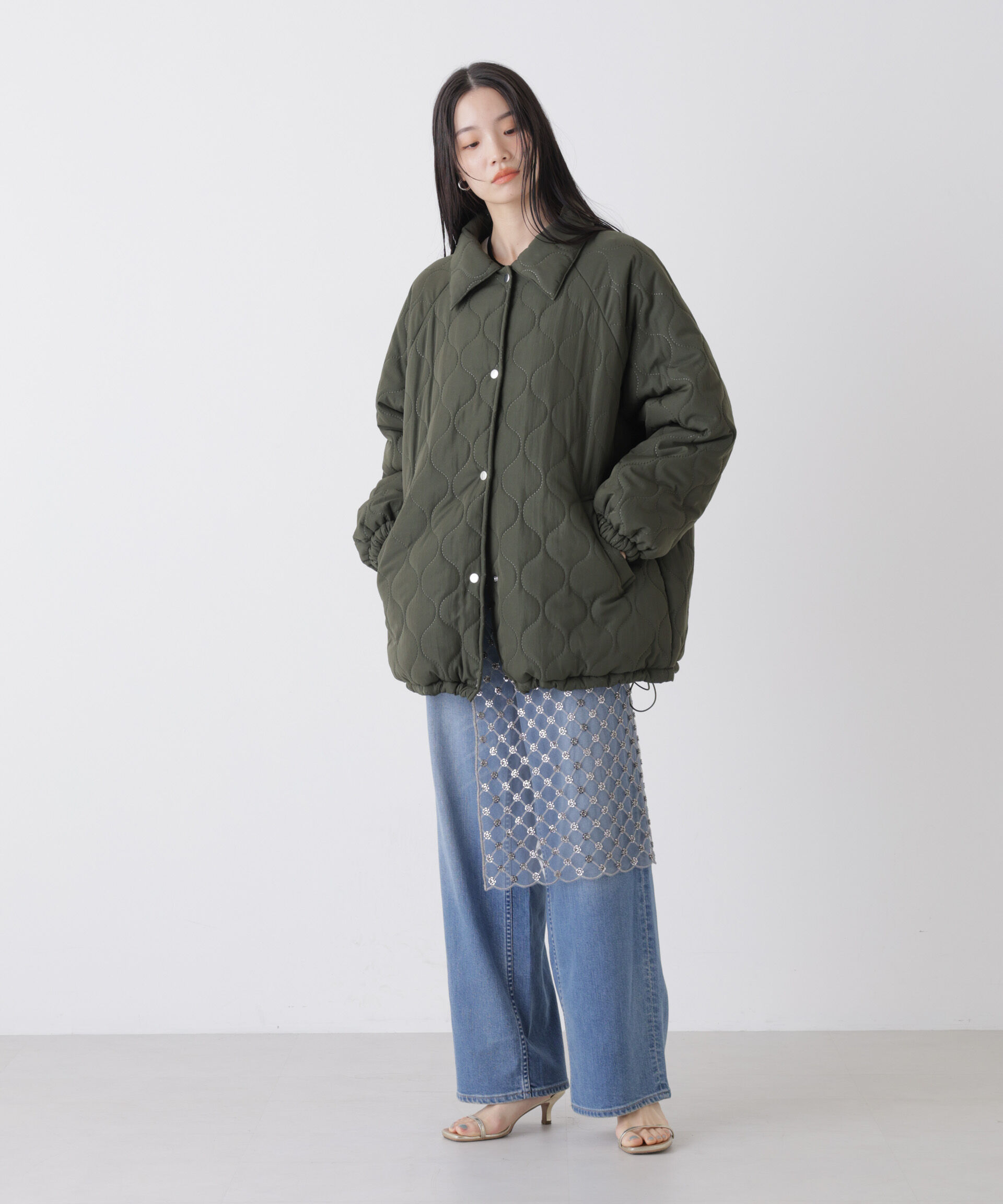 nano･universe「ひょうたんキルトラグランミドルコート」|その他|