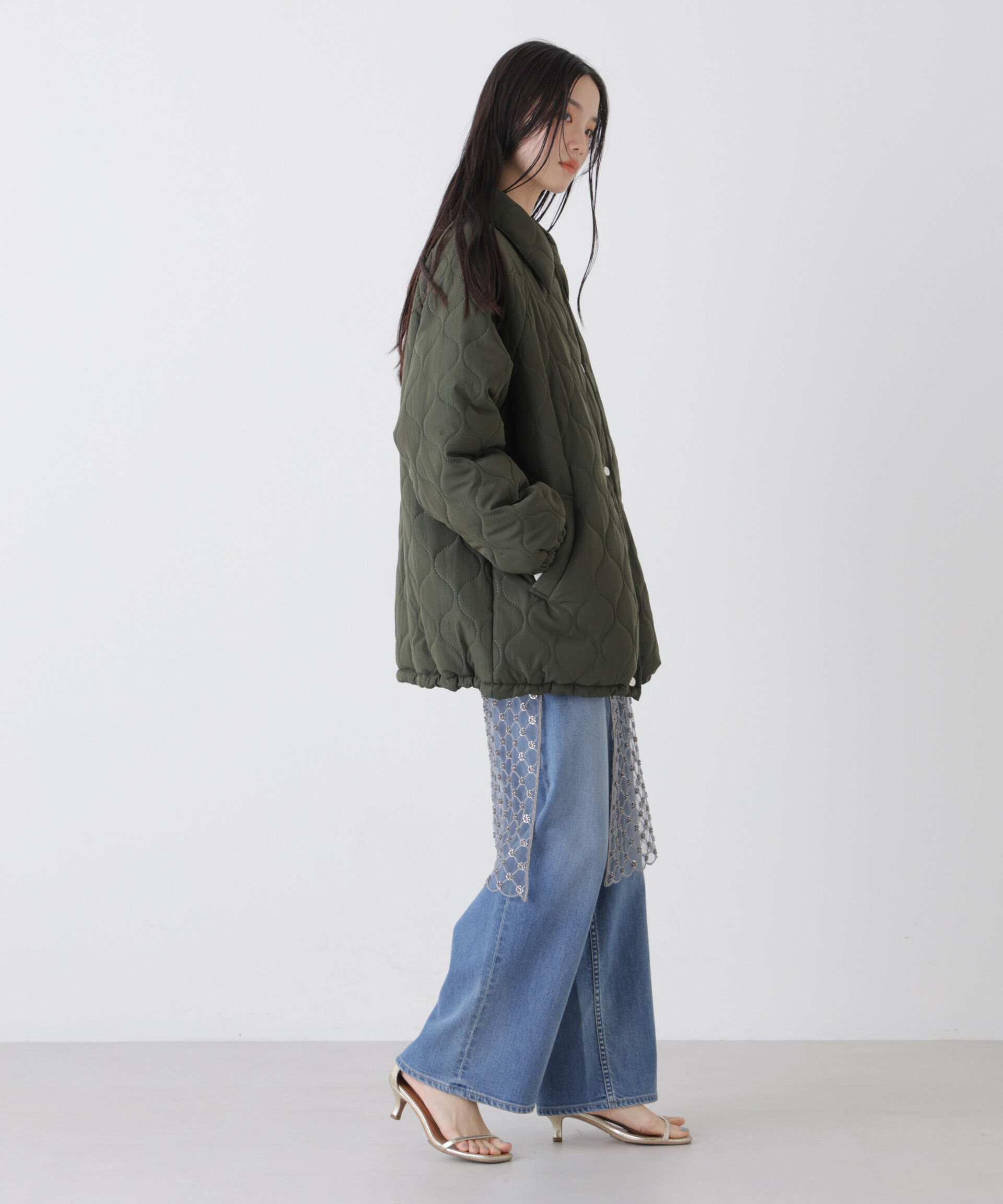 nano･universe「ひょうたんキルトラグランミドルコート」|その他|