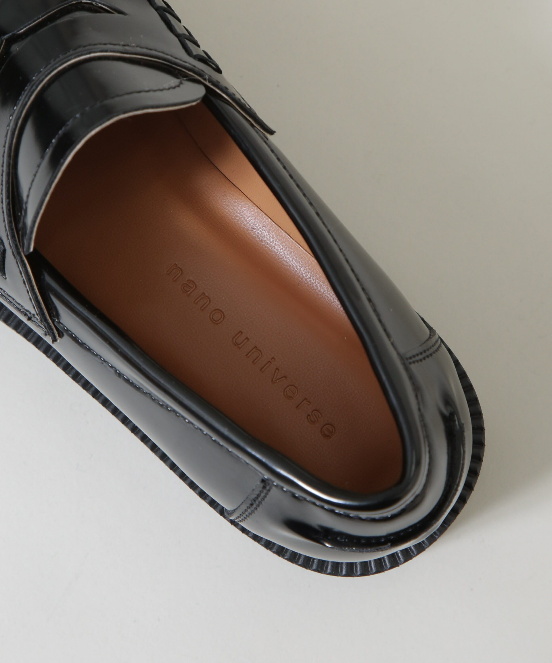 nano･universe「プラットフォームローファー」|ビジネス・ドレスシューズ|
