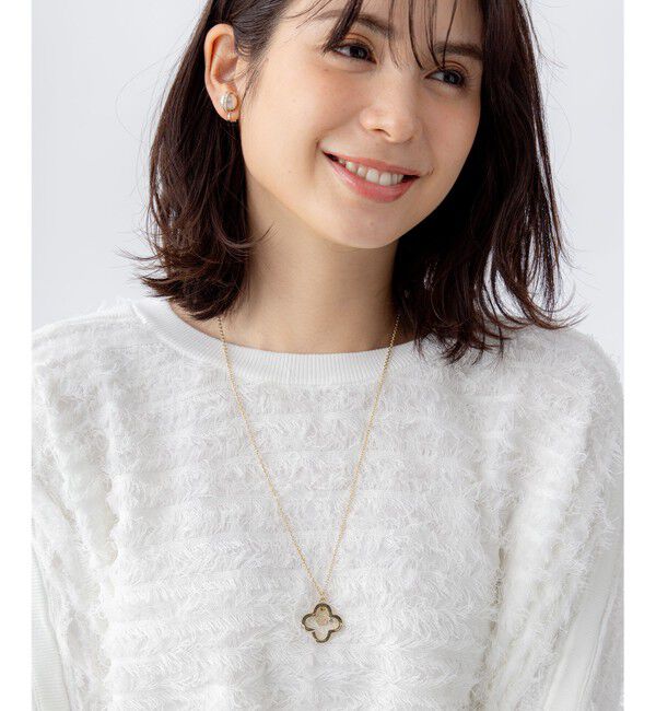 組曲「【WEB限定】カットジャガードドルマンスリーブ ニット」|ニット・セーター|