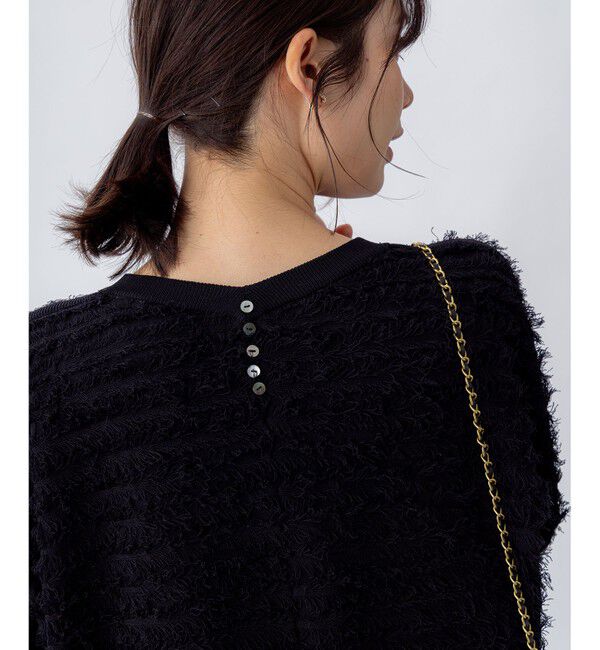 組曲「【WEB限定】カットジャガードドルマンスリーブ ニット」|ニット・セーター|