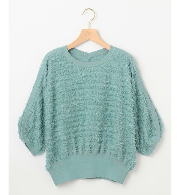 組曲「【WEB限定】カットジャガードドルマンスリーブ ニット」|ニット・セーター|