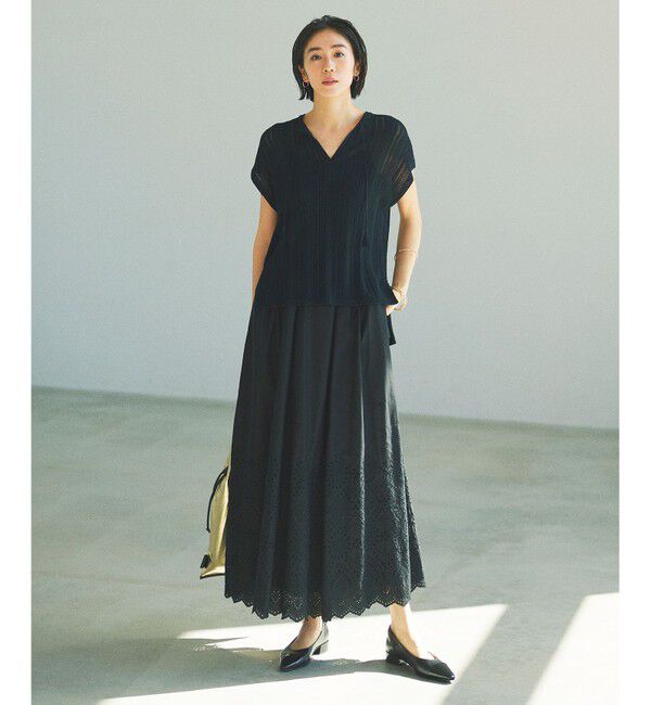 自由区「【カタログ掲載・セットアップ対応・洗える】シアーコイルプルオーバー ニット」|ニット・セーター|