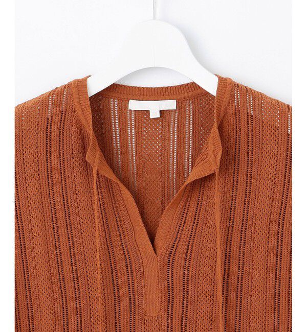 自由区「【カタログ掲載・セットアップ対応・洗える】シアーコイルプルオーバー ニット」|ニット・セーター|