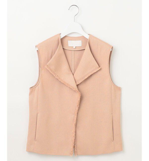 自由区「【カタログ掲載・セットアップ対応・接触冷感・UVカット・洗える】ライトバスケットクロス ジレ」|ベスト・ジレ|