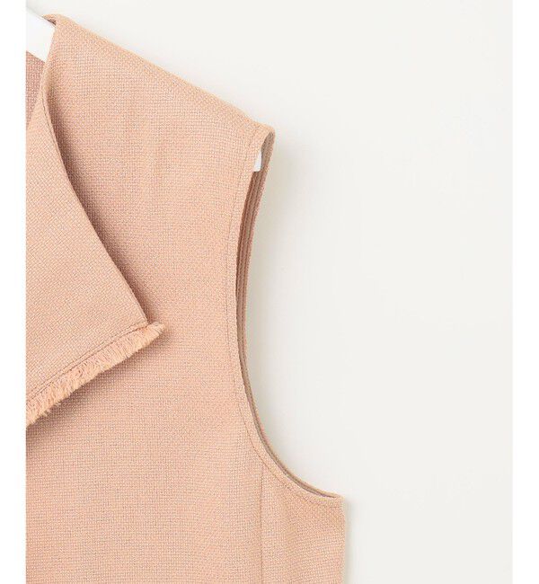 自由区「【カタログ掲載・セットアップ対応・接触冷感・UVカット・洗える】ライトバスケットクロス ジレ」|ベスト・ジレ|