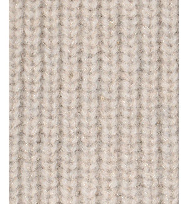 自由区「【洗える】ウールカシミヤブレンドラメスパンコールニット カーディガン」|カーディガン|