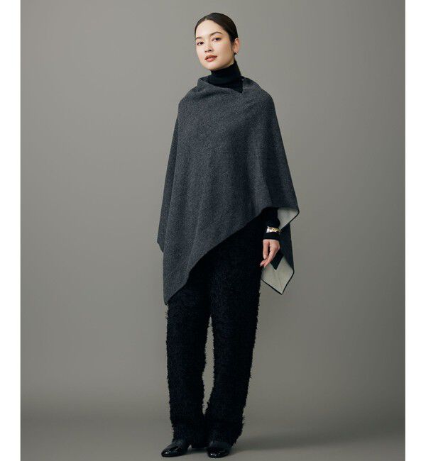 自由区「【カタログ掲載】ボイルドウール ポンチョ」|ポンチョ・ケープ|