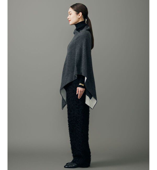 自由区「【カタログ掲載】ボイルドウール ポンチョ」|ポンチョ・ケープ|