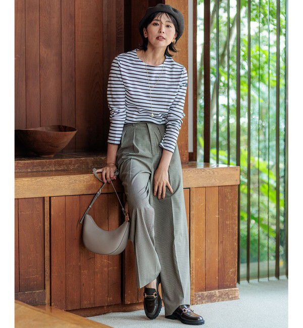 23区「【洗える】Armor-lux ボーダー カットソー」|Tシャツ・カットソー|