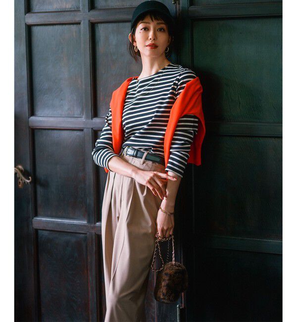 23区「【洗える】Armor-lux ボーダー カットソー」|Tシャツ・カットソー|