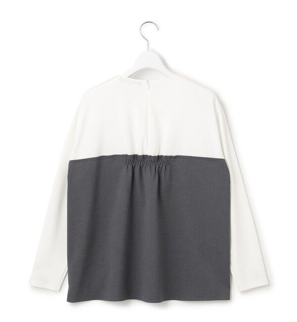 23区「【洗える】ウールライクビスチェコンビ デザイン カットソー」|Tシャツ・カットソー|