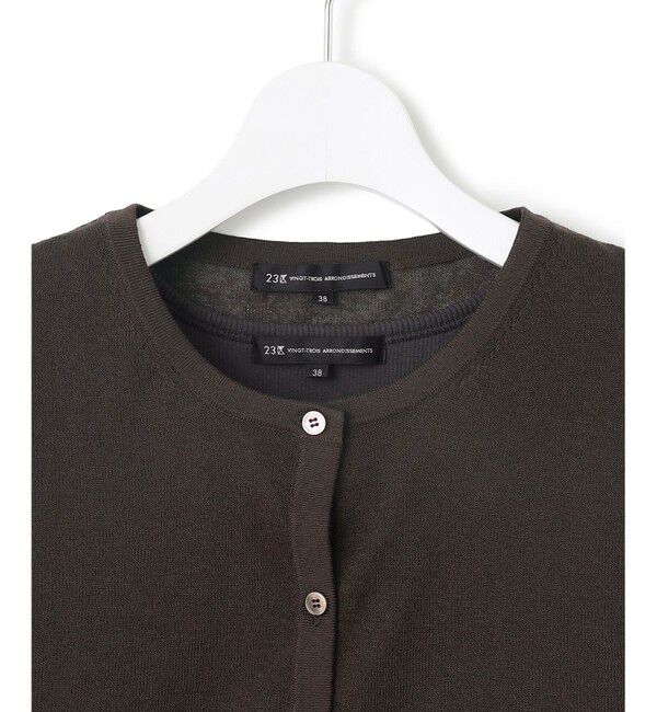 23区「【Oggi8月号掲載/洗える】ニットレイヤード ワンピース」|ワンピース|