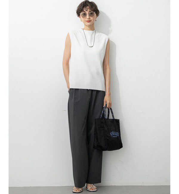 23区「【撥水加工/洗える】ドライ2WAYストレッチ ドロスト ワイド パンツ」|その他|