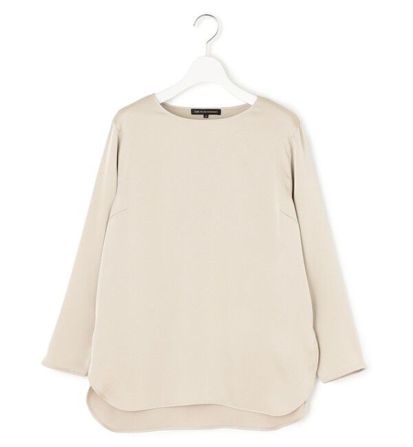 23区「【洗える】サテン ロングスリーブ Tシャツ」|Tシャツ・カットソー|