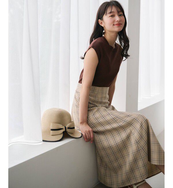 any SiS「【洗える】ニットコンビ ワンピース」|ワンピース|