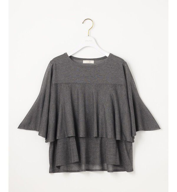 ANY SIS「【洗える】フリルシアー ニット」|ニット・セーター|