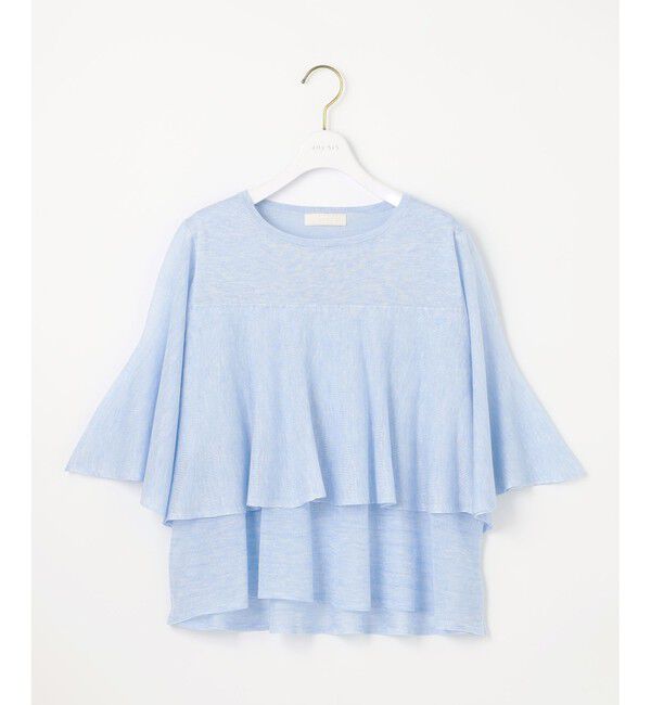 ANY SIS「【洗える】フリルシアー ニット」|ニット・セーター|