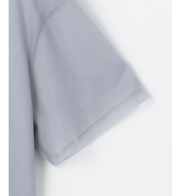 any SiS「【洗える】シアーチュールロゴ Tシャツ」|Tシャツ・カットソー|