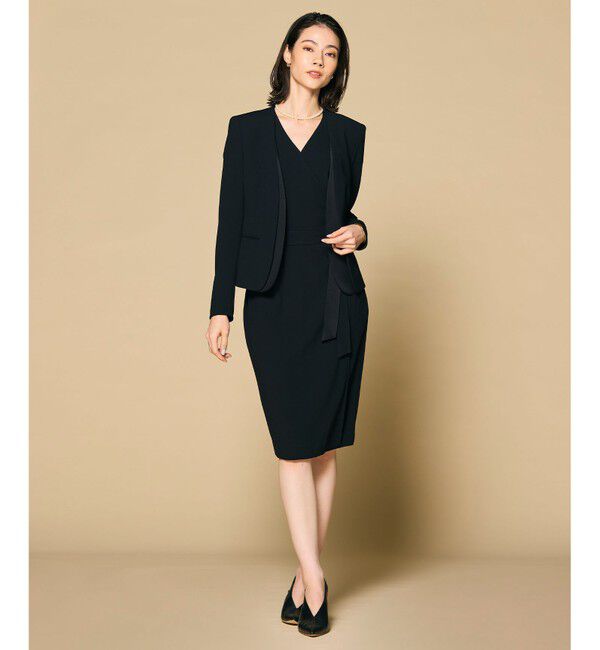 BEIGE,「【洗える・L-size】CINDY / ラップワンピース」|ワンピース|