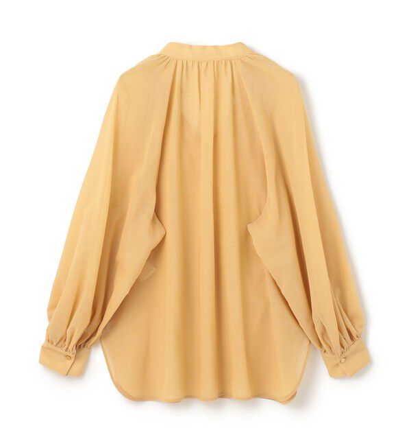 BEIGE,「【洗える】MOYE / シアーウールパフスリーブブラウス」|シャツ・ブラウス|