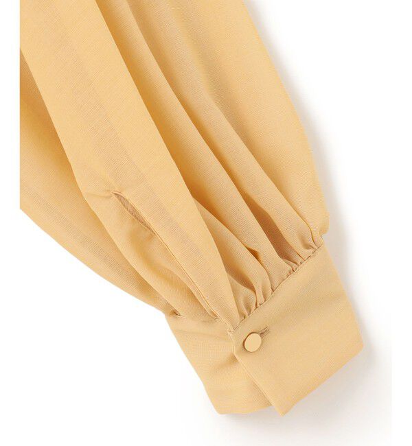 BEIGE,「【洗える】MOYE / シアーウールパフスリーブブラウス」|シャツ・ブラウス|