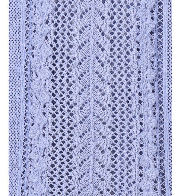  「メッシュレースニットトップ」|ニット・セーター|