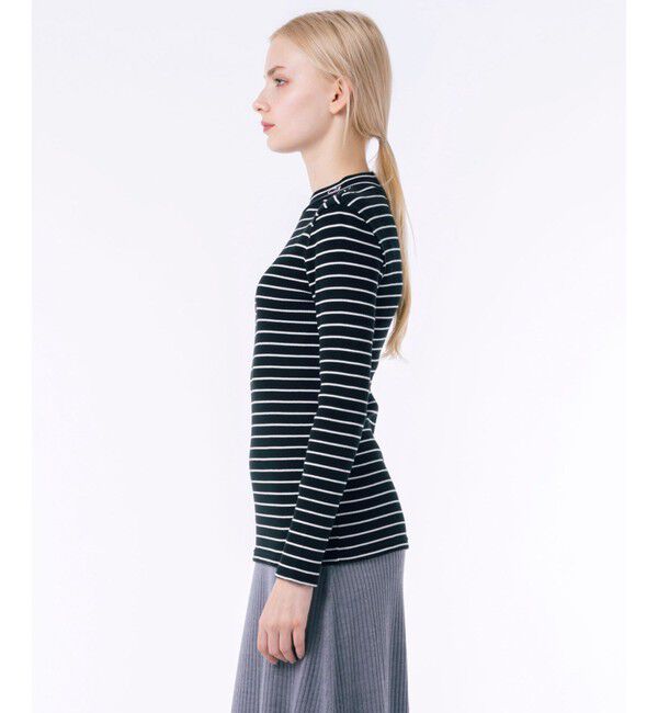 LACOSTE「モックネックロングスリーブTシャツ」|Tシャツ・カットソー|