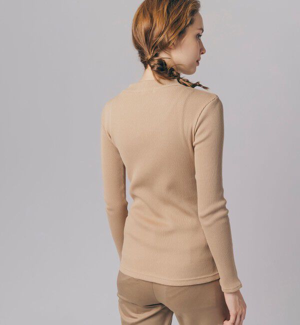 LACOSTE「モックネックロングスリーブTシャツ」|Tシャツ・カットソー|