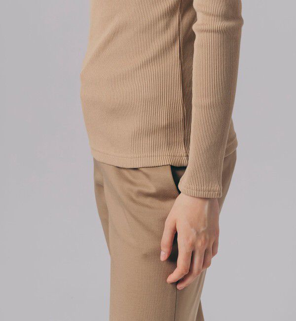 LACOSTE「モックネックロングスリーブTシャツ」|Tシャツ・カットソー|