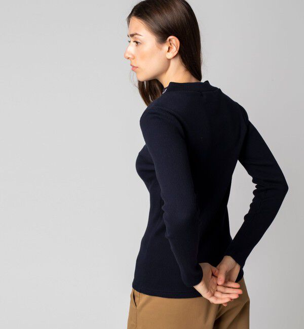 LACOSTE「モックネックロングスリーブTシャツ」|Tシャツ・カットソー|