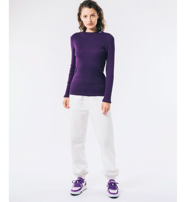 LACOSTE「モックネックロングスリーブTシャツ」|Tシャツ・カットソー|