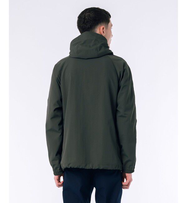 LACOSTE「撥水防風 ドロストコード フーデッド ナイロンブルゾン / マウンテンパーカー」|パーカー|