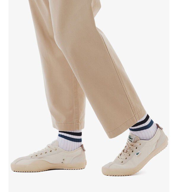 LACOSTE「ラインドアメリブショートソックス」|ソックス|