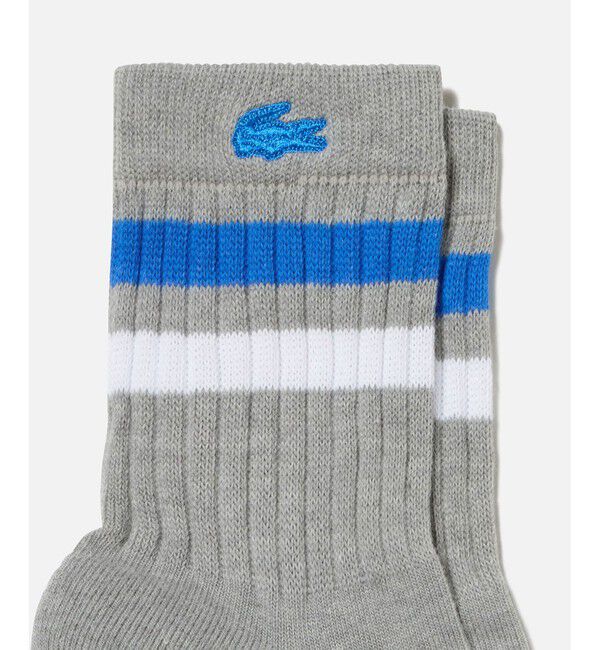 LACOSTE「ラインドアメリブショートソックス」|ソックス|