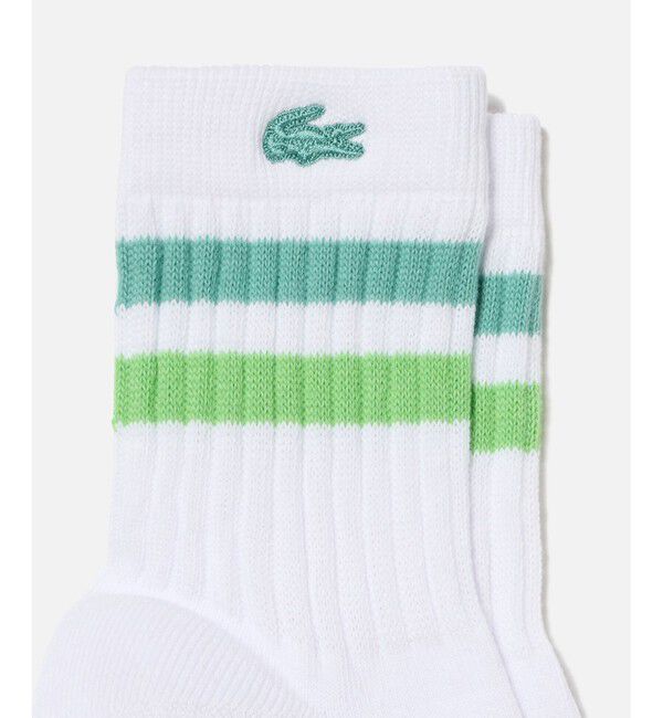 LACOSTE「ラインドアメリブショートソックス」|ソックス|