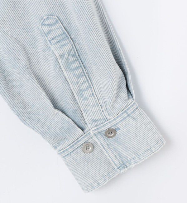 Rie Miller「【RM denim】硫化染コーデュロイシャツジャケット」|シャツ・ブラウス|