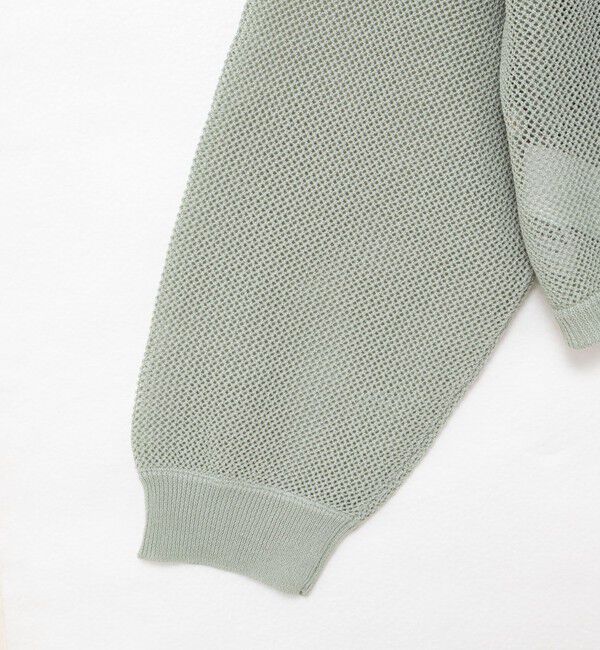 NOLLEY'S「《手洗い可能》ドライメッシュショートプルオーバーニット」|ニット・セーター|