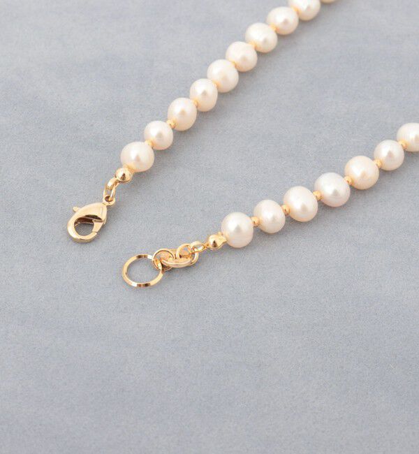 grace grace「【grace grace/グラスグラス】淡水スキップパールショートネックレス-Alice」|ネックレス|