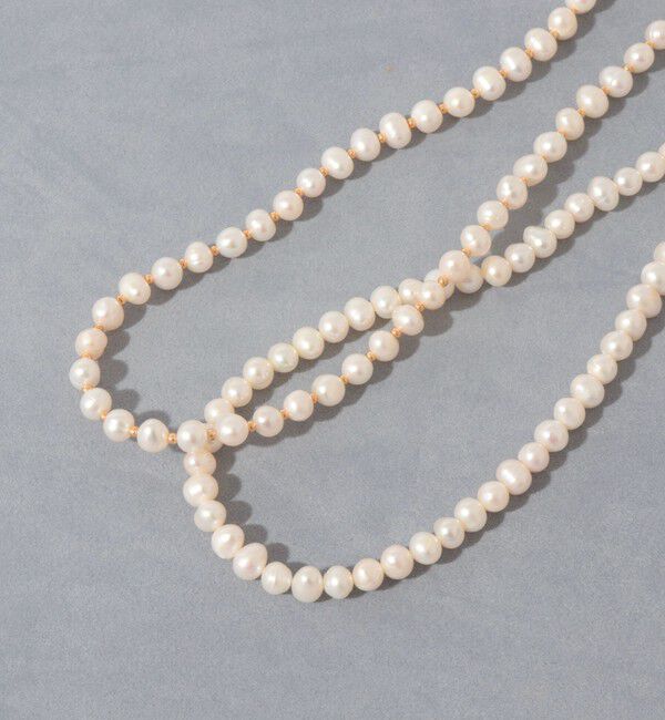 grace grace「【grace grace/グラスグラス】淡水スキップパールショートネックレス-Alice」|ネックレス|