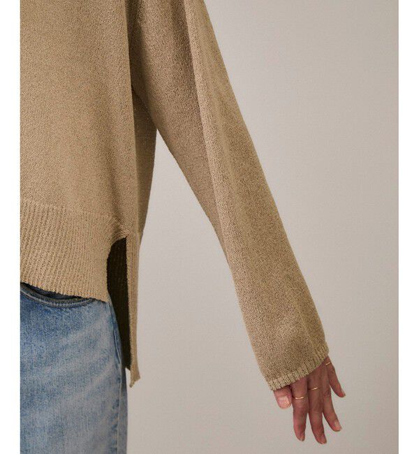 SALON adam et rope'「ペーパーヤーンVネックカーディガン［手洗い可/和紙素材］」|カーディガン|