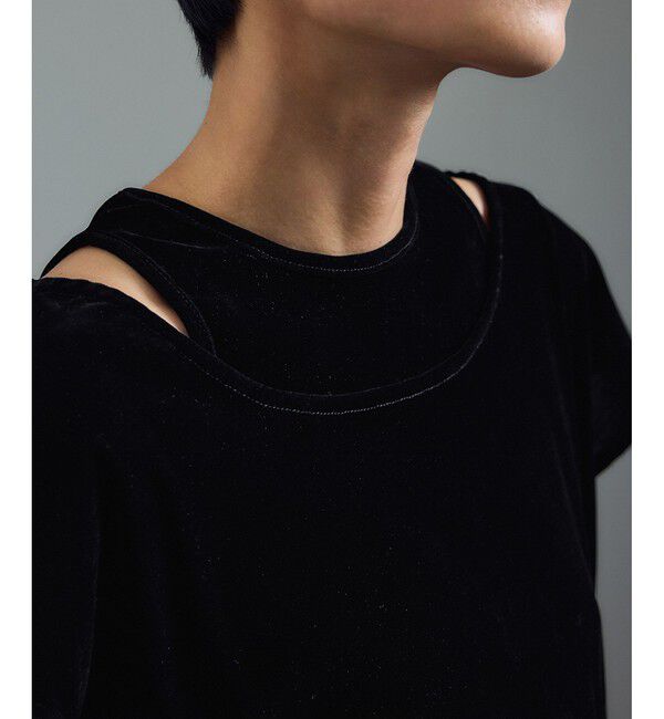 SALON adam et rope'「【WEB限定】マルチウェイベロアタッチレイヤードプルオーバー」|Tシャツ・カットソー|